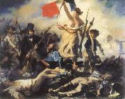 Eugene Delacroix liberty leading the people Germany oil painting artist